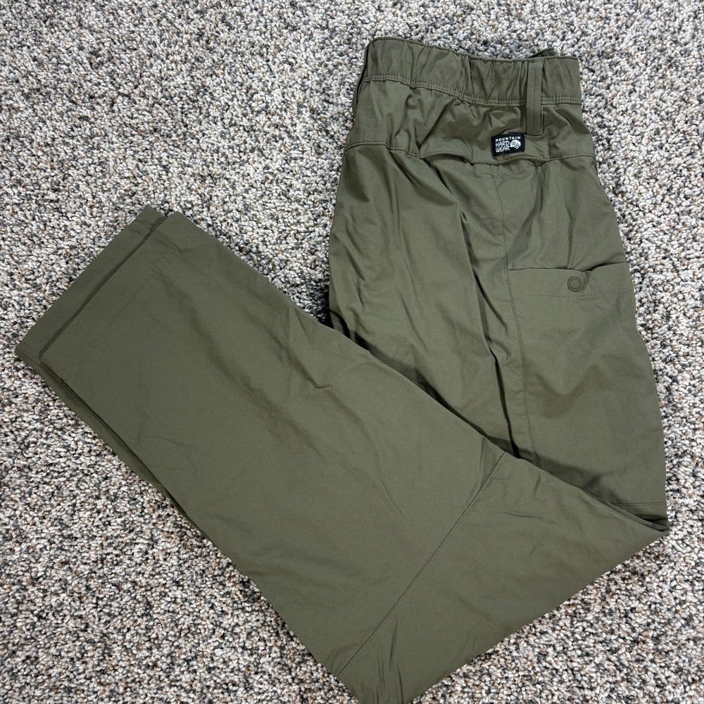 Mountain Hardwear Men's 32x28 Basin Pull-On Hiking Pants Green OM0234 33/30